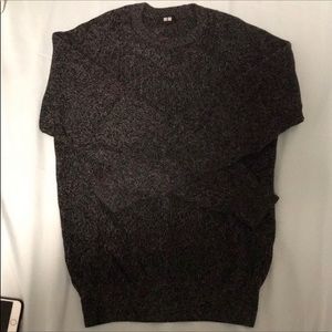 UNIQLO Dark Grey melange cotton sweater